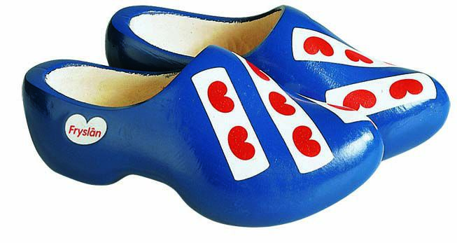 Gevavi Fries - Houten klompen - Blauw - 26 cm/mt 40