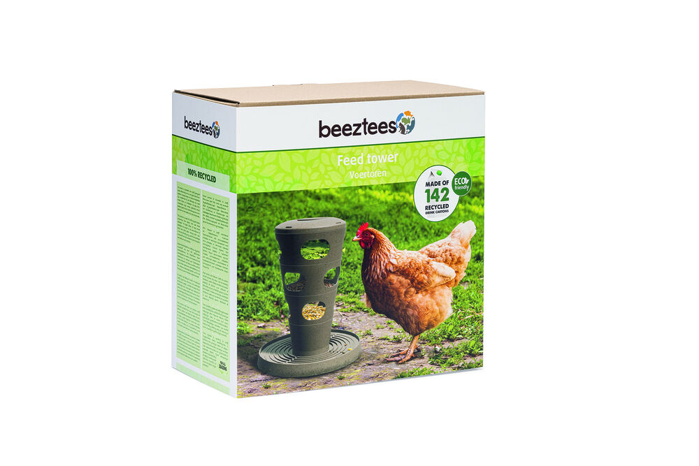 Beeztees Voertoren  - Kippenvoerbak - 36.00 cm - null - 30.00 cm - 30.00 cm