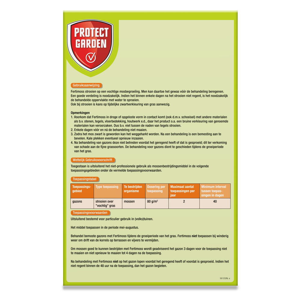 Protect Garden Mos Fertimoss - Tegen mos - 2.8