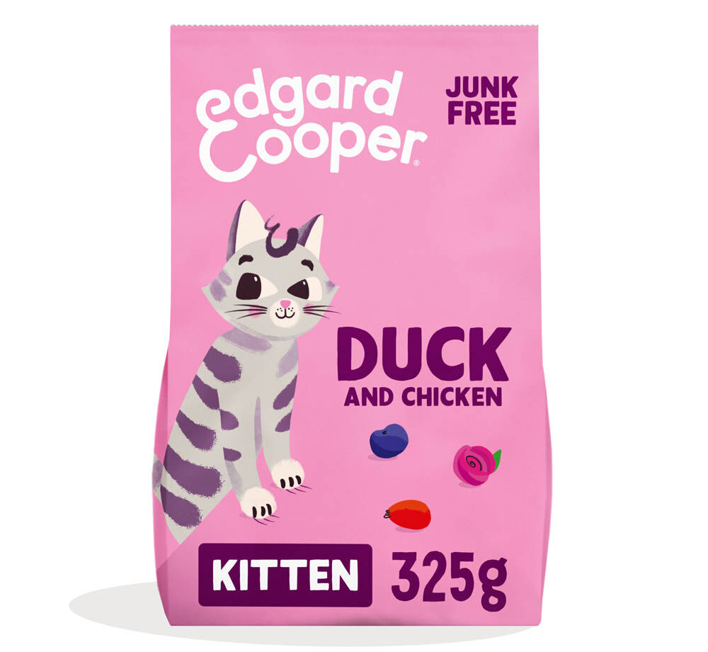 Edgard & Cooper Brokjes - Kattenvoer - Eend - Kip - 2 kg