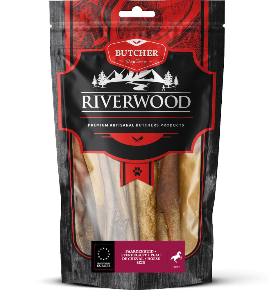 Riverwood Butcher Shop Series Paardenhuid - Hondensnack Riverwood Butcher Shop Series Paardenhuid - Hondensnack