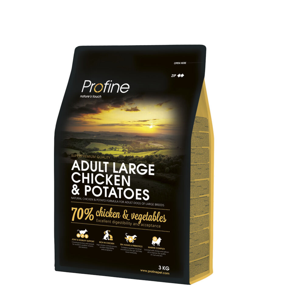 Profine Adult Large Breed - Hondenvoer - Zalm - Aardappel - 3 kg