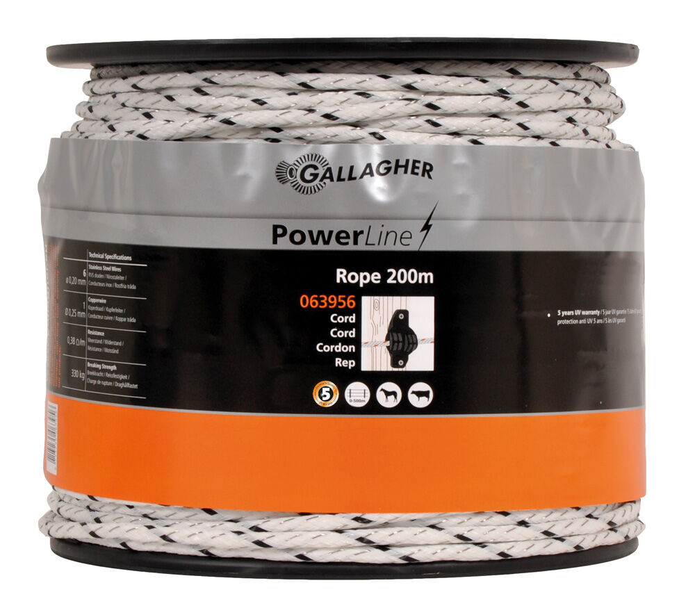 Gallagher Powerline Cord  - Geleiders - 16.20 cm - 200.00 - 20.00 cm - 20000.00 cm - 20.00 cm