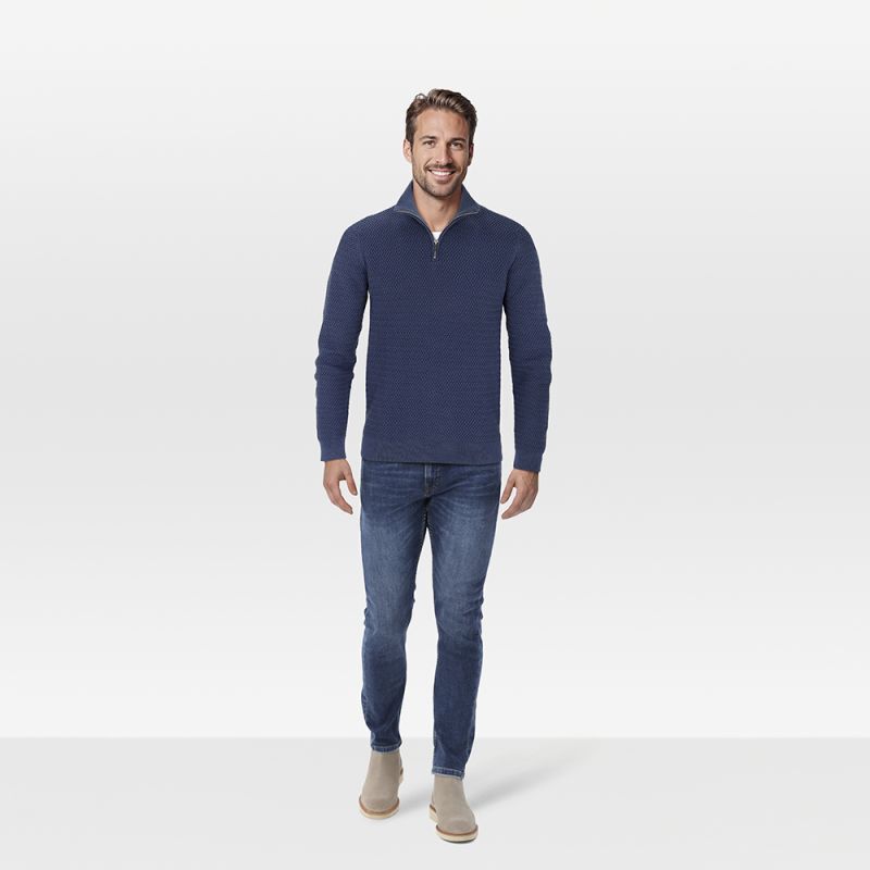 Veleste Tom - Trui - 2XL - Blauw