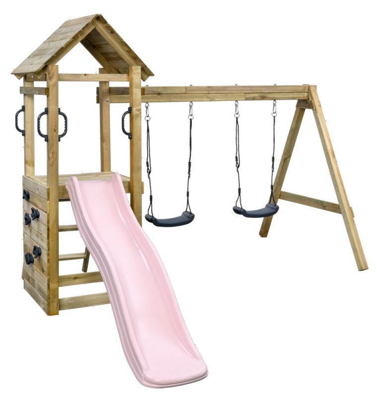 Swing King Maria - Speeltoestel - Roze - Hout Swing King Maria - Speeltoestel - Roze - Hout