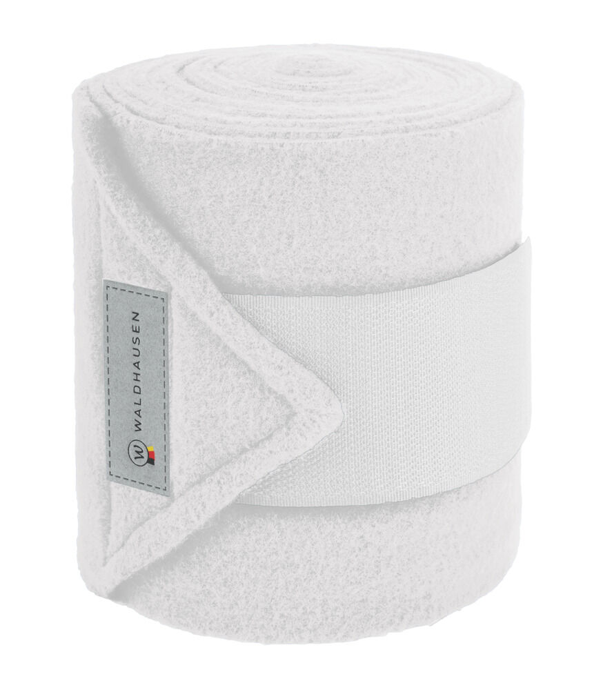 Waldhausen Bandage - Fleece - 4 stuks - Beenbescherming - Wit - 300.00 cm