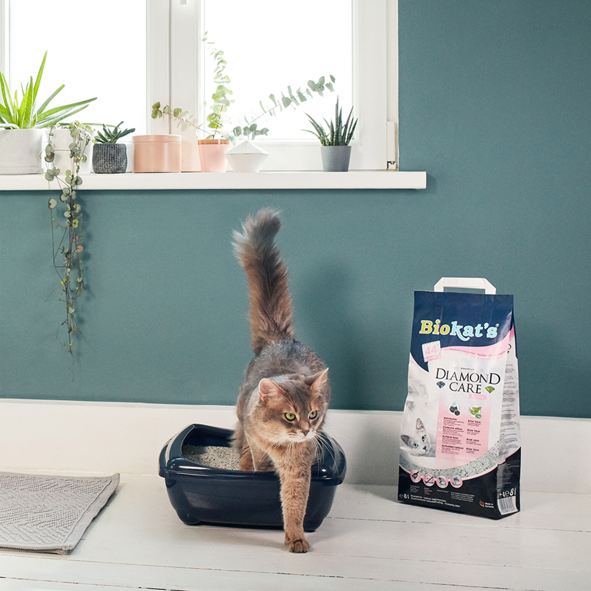 Biokat's Diamond Care Fresh - Kattenbakvulling - Babypoeder - Fijn - 8 L