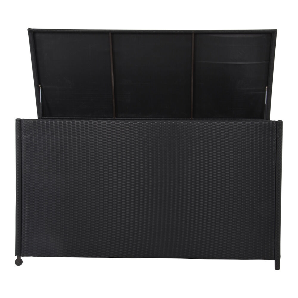 Lesli Living Black - Kussen Opbergbox - Zwart - 1x165x67 cm