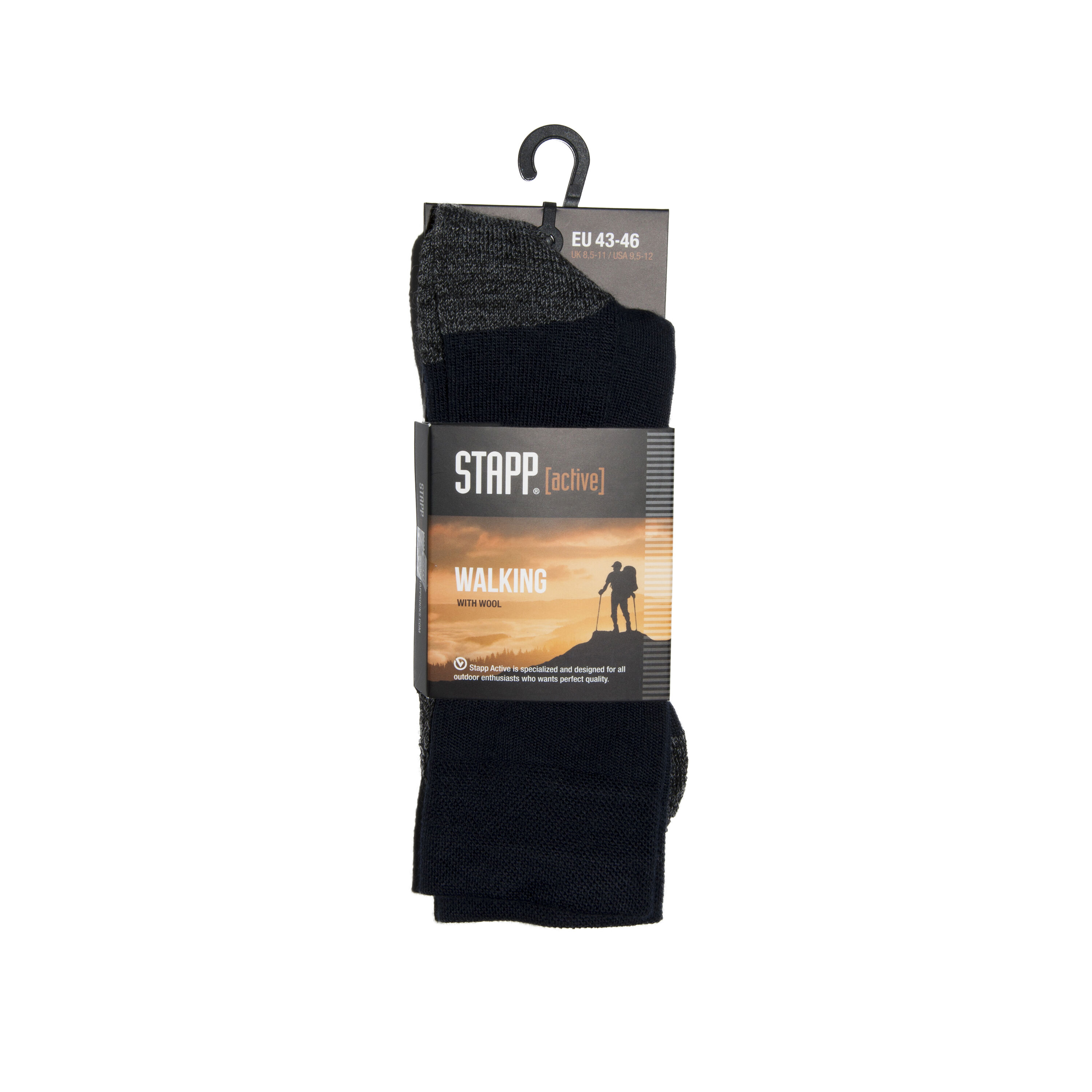 STAPP Walking - Wandelsokken - Zwart - 39-42