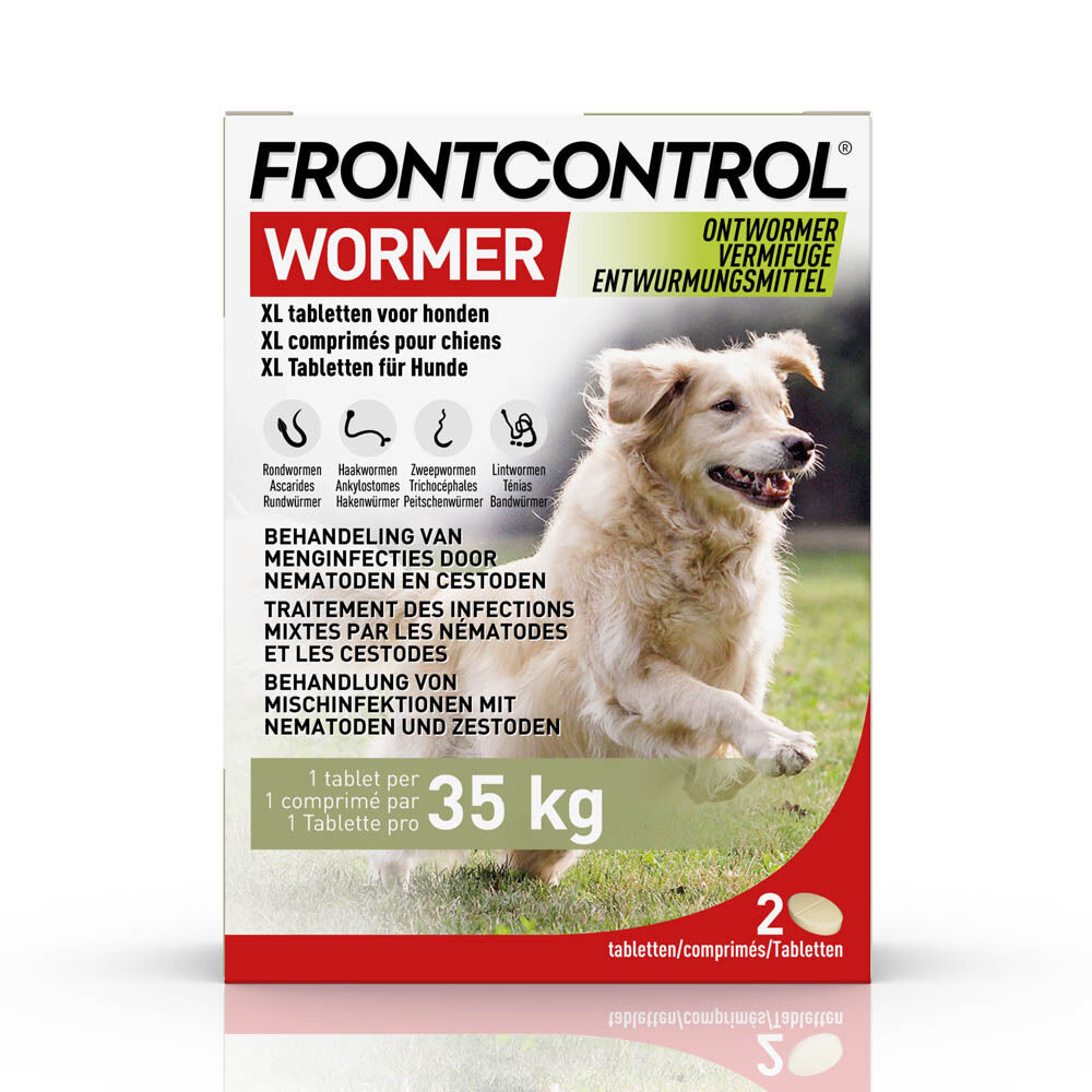 Frontcontrol Wormer Hond XL - Ontwormingsmiddel Frontcontrol Wormer Hond XL - Ontwormingsmiddel