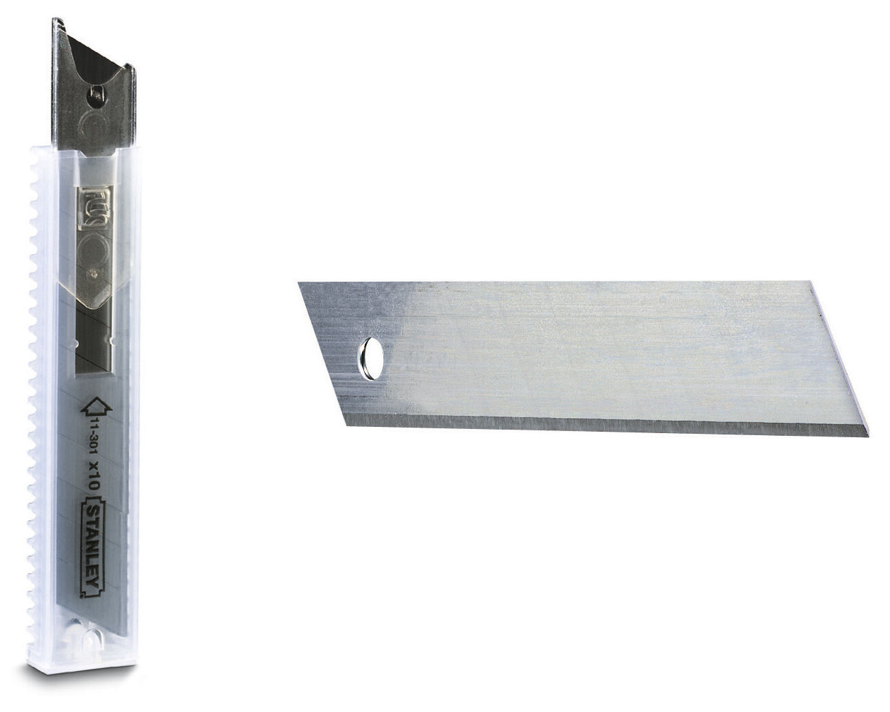 Stanley 18mm - Reservemes - 10 stuks Stanley 18mm - Reservemes - 10 stuks