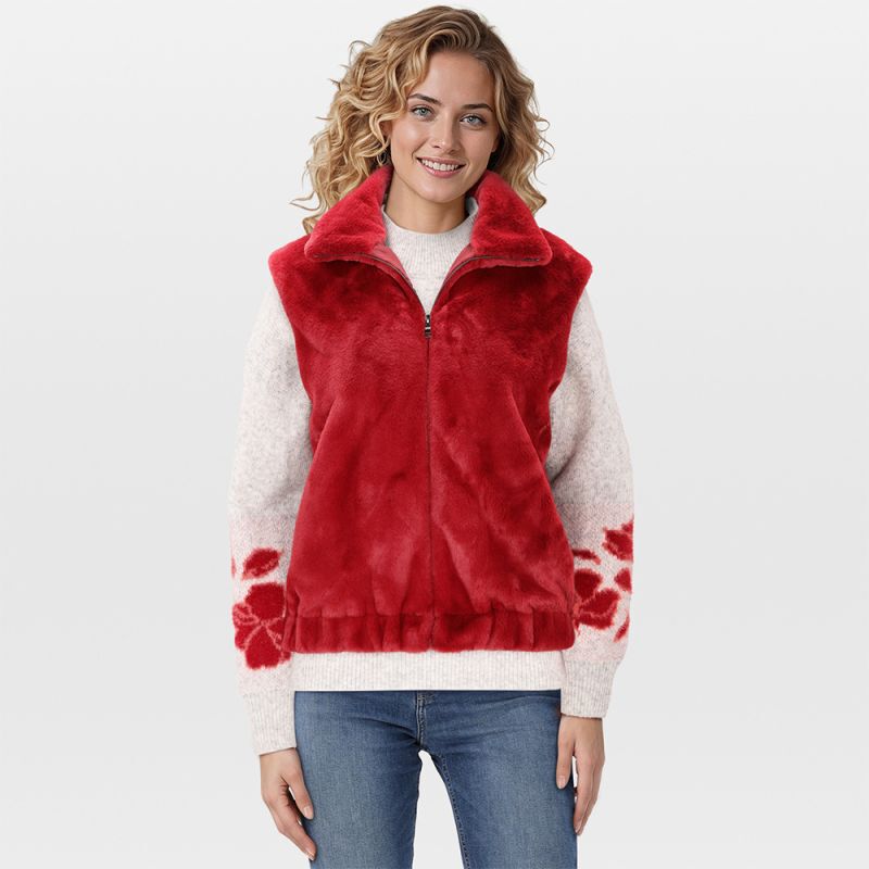 Veleste Jinta - Gilet - 36 - Rood Veleste Jinta - Gilet - 36 - Rood