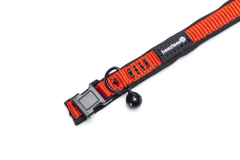 Beeztees Parinca - Kattenhalsbandje - 30 cm - Rood - 10 mm