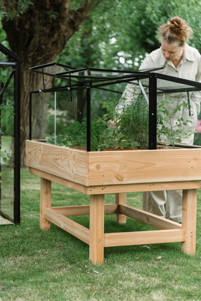 Royal Well Parsly Planter - Kweekbak - 69.00 cm - Bruin - 124.00 cm - 84.00 cm