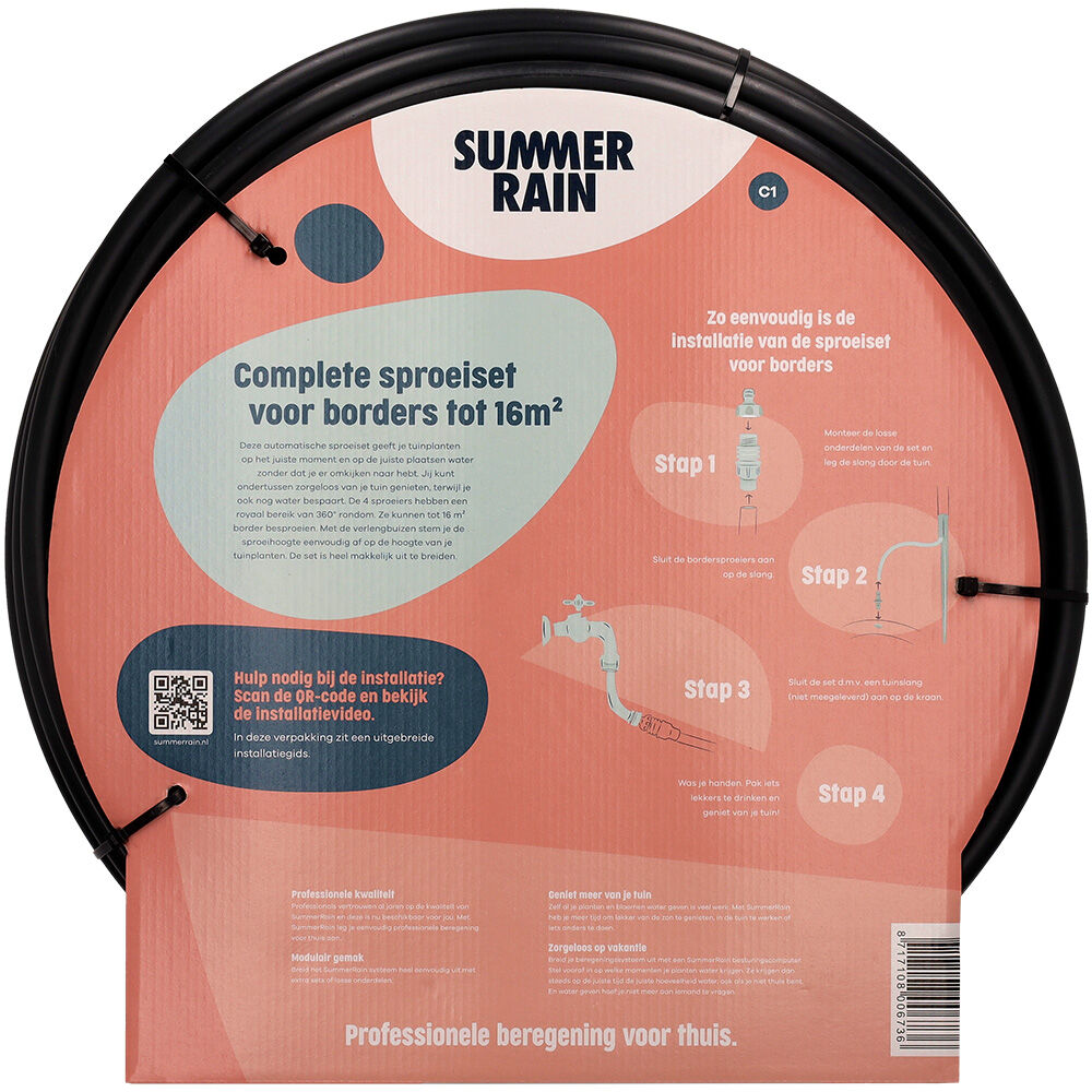 SummerRain Borders - Sproeiset - 16m²
