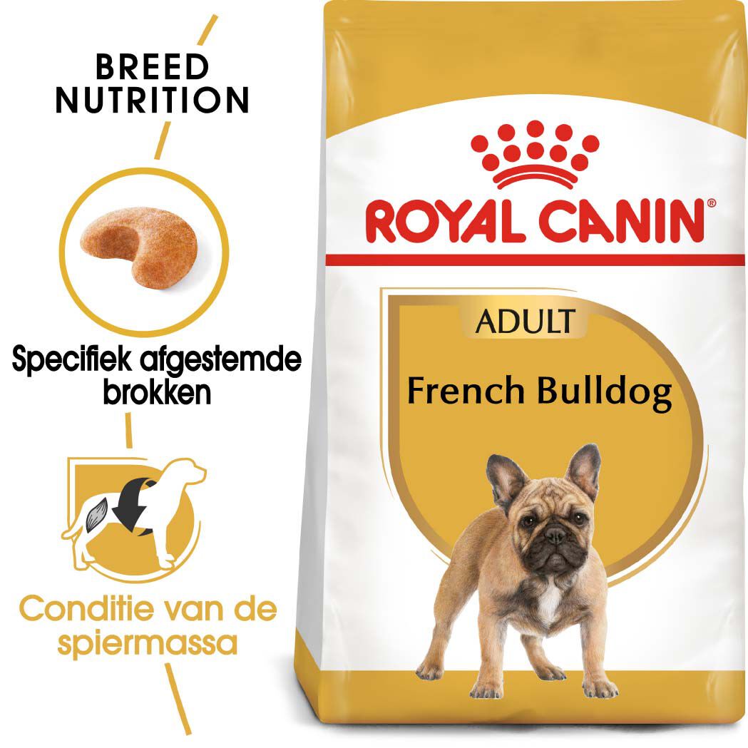 Royal Canin Franse Bulldog Adult - Hondenvoer - 3 - gevogelte