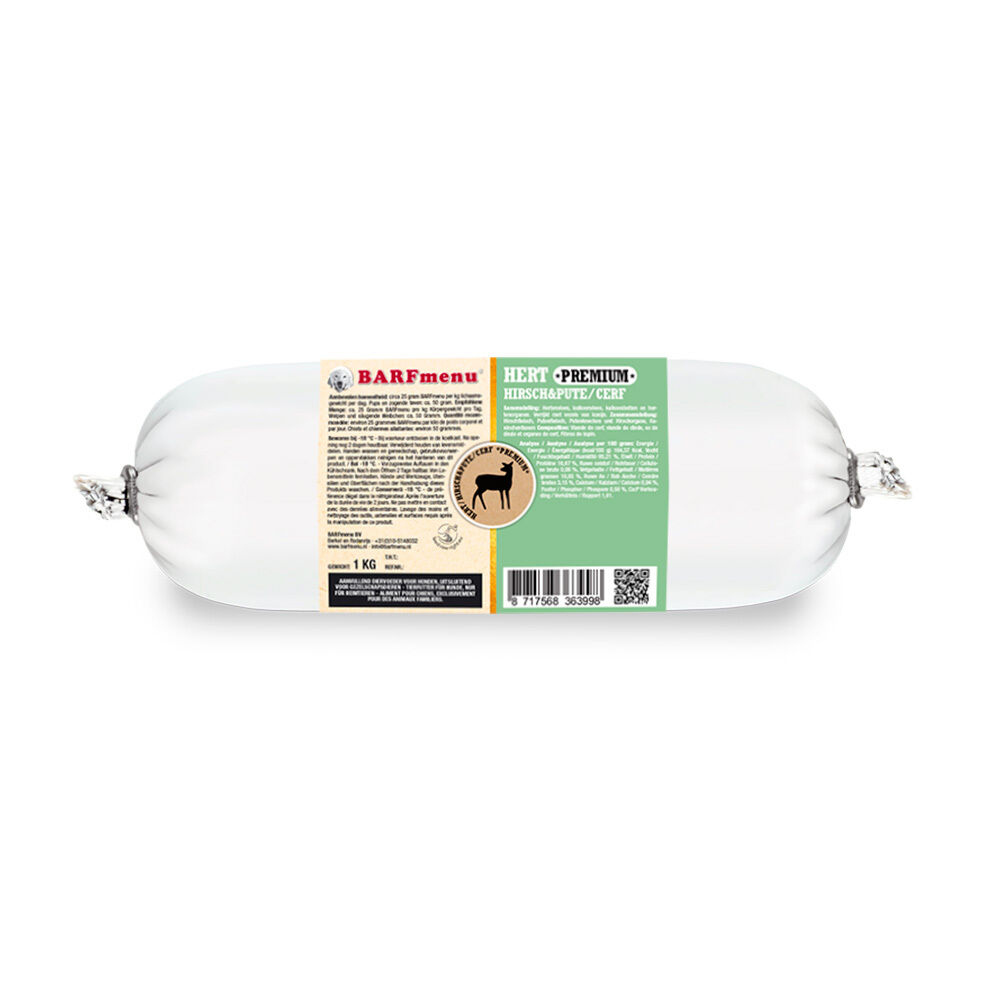 BARFmenu - Hondenvoer - 1000.00 - hert
