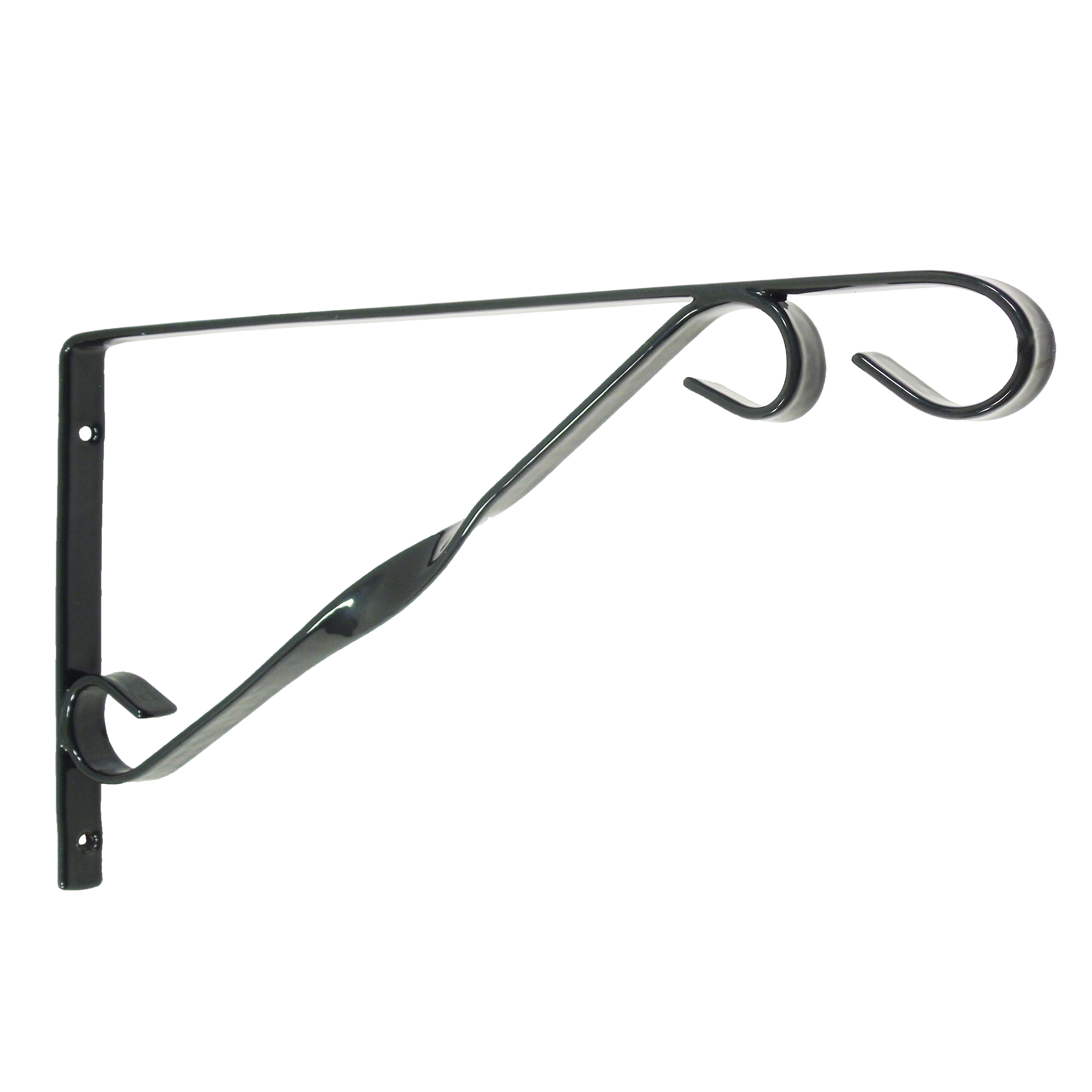 Nature  - Hanging basket Muurhaak - Zwart - 30 cm Nature  - Hanging basket Muurhaak - Zwart - 30 cm