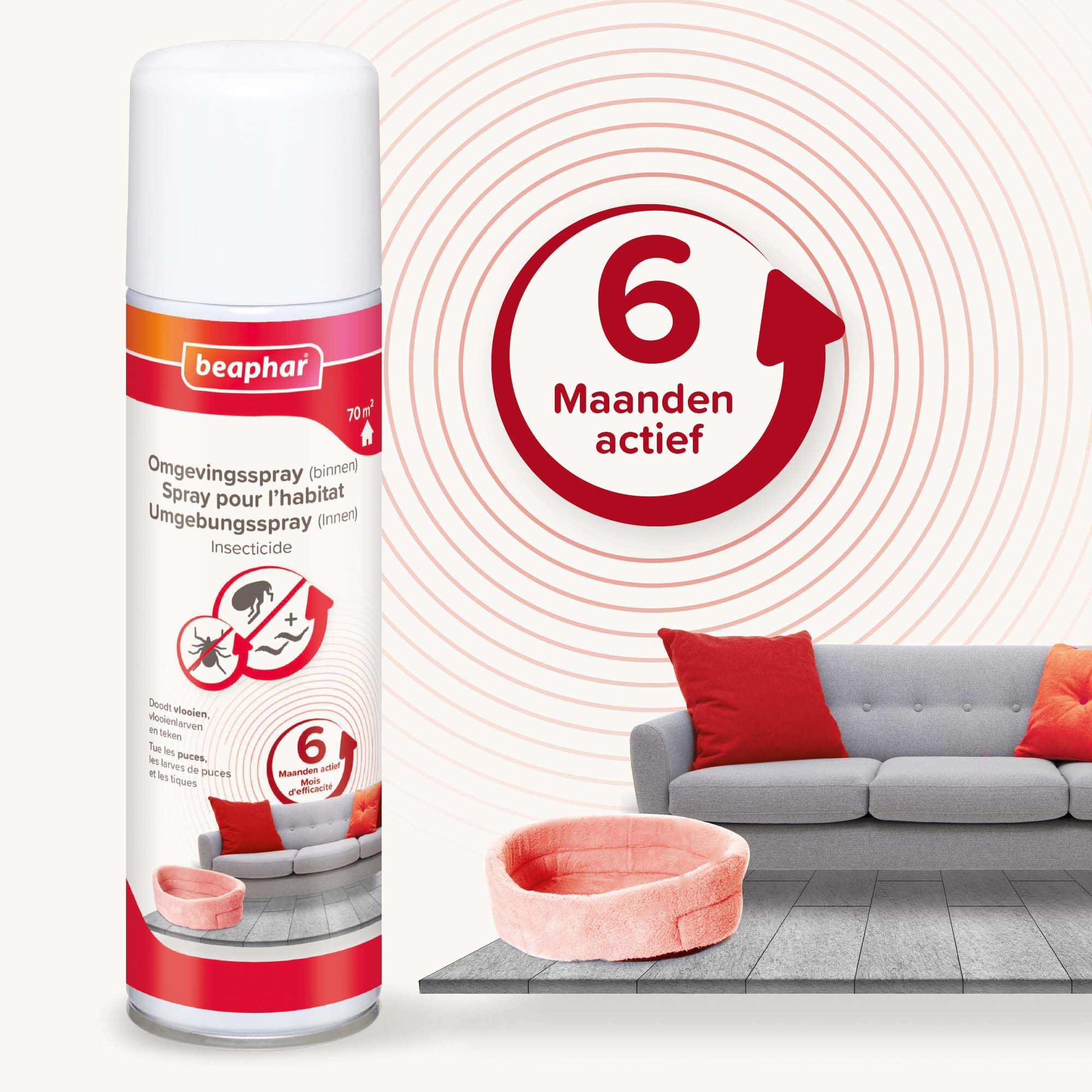 Beaphar - Anti Vlooien Hond - Omgevingsspray