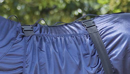 Waldhausen - Eczeemdeken - Paardendeken - 165 cm - Donkerblauw