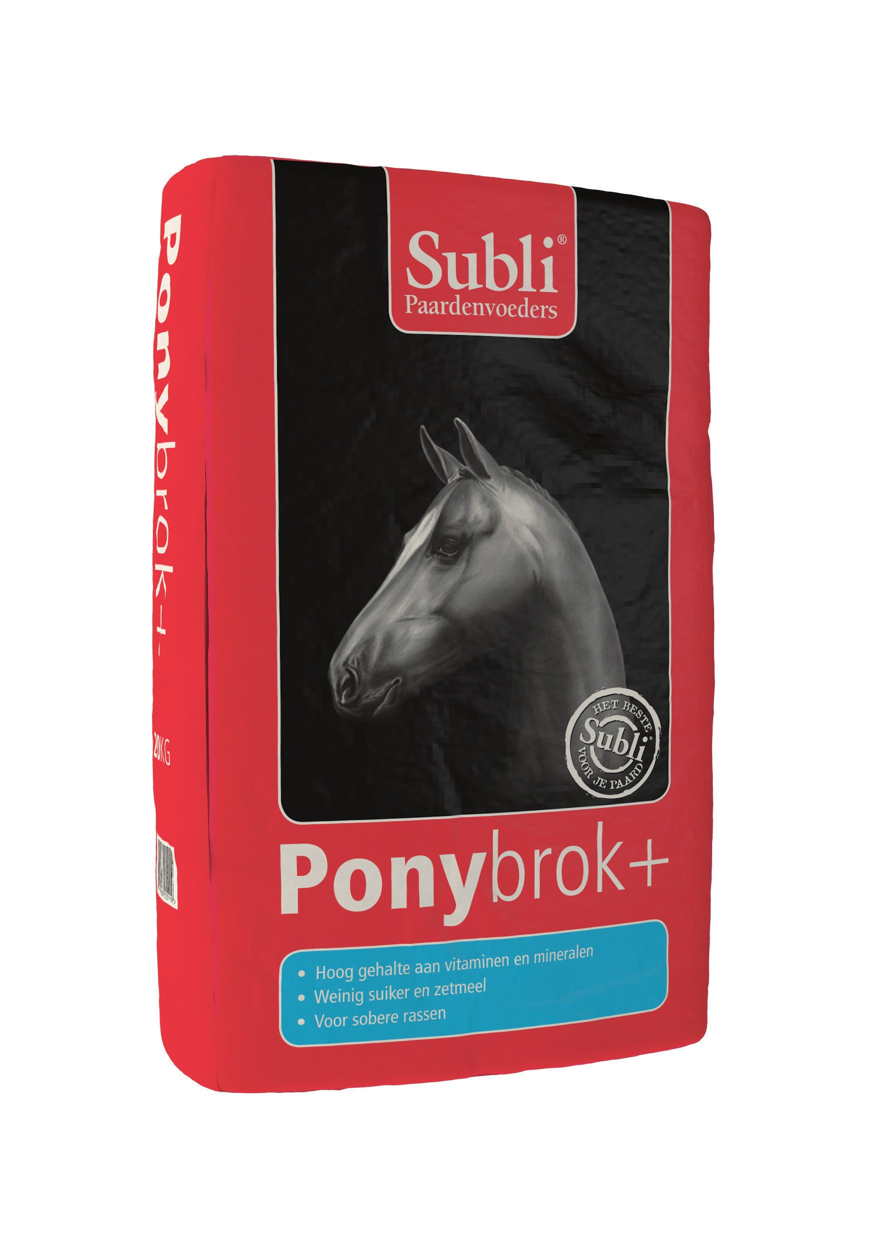 Subli Ponybrok+ - Basisvoeding - 20 kg - Zak