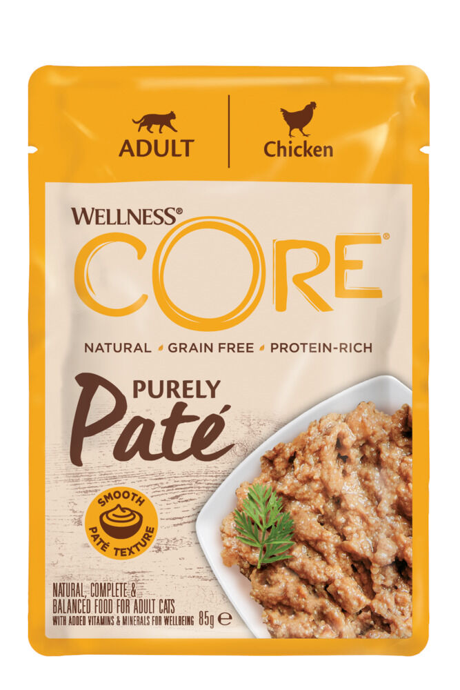 Wellness Core Purely Pate - Kattenvoer - 85 - kip Wellness Core Purely Pate - Kattenvoer - 85 - kip