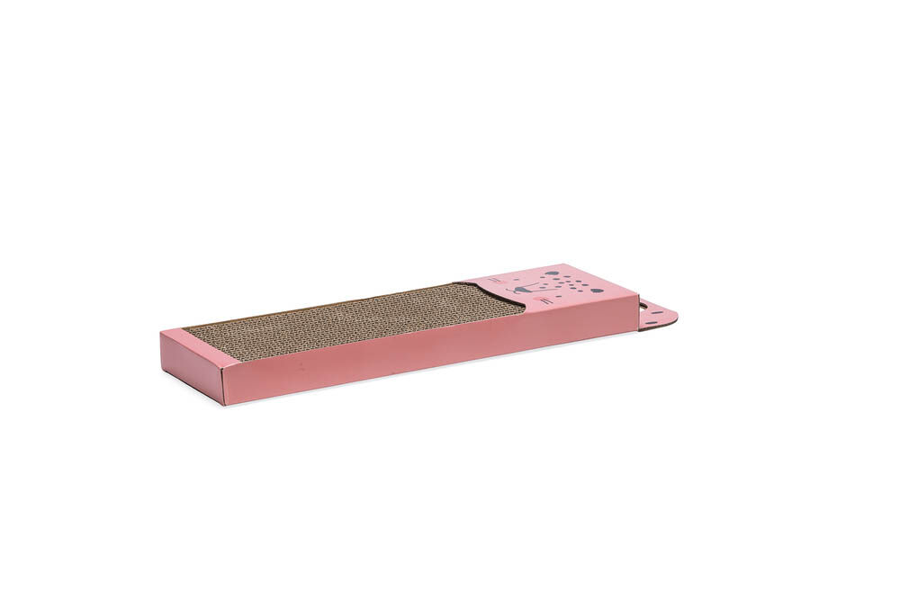 Beeztees Luipaard - Krabplank - 1.00 cm - Roze - 45.00 cm - 1.00 cm