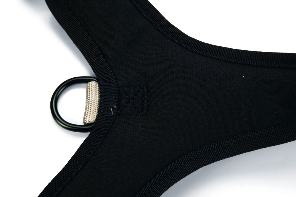 Beeztees Premium Parinca - Y-tuig Hond - grijs - 20 mm - 42 tot 46 cm - 46 cm