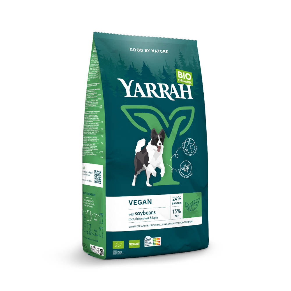Yarrah Adult Biologisch Vegetarisch - Hondenvoer - 10 - soja