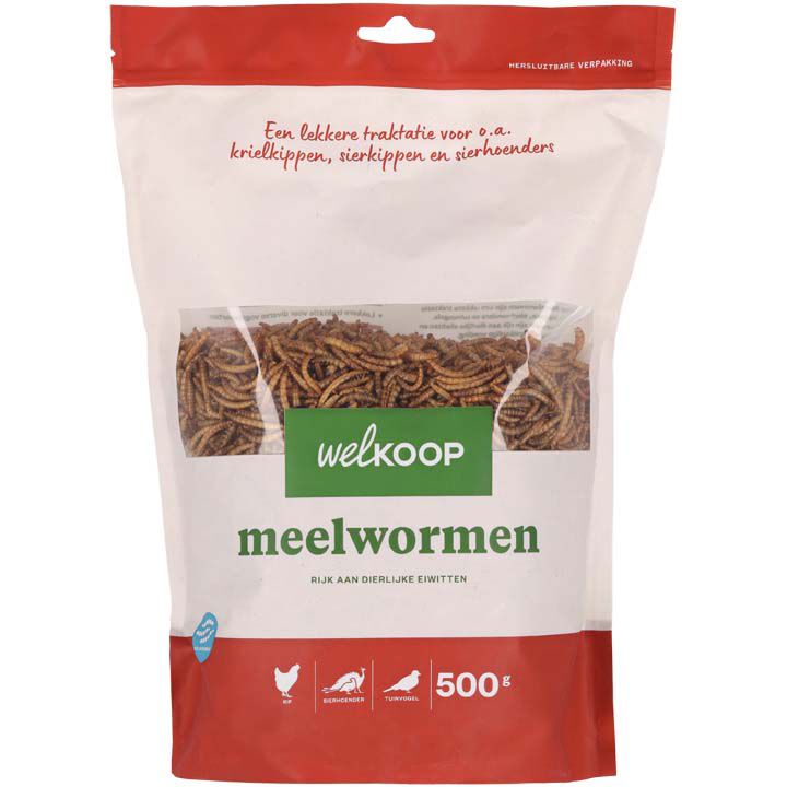 Welkoop Meelwormen - Kippensnack Welkoop Meelwormen - Kippensnack
