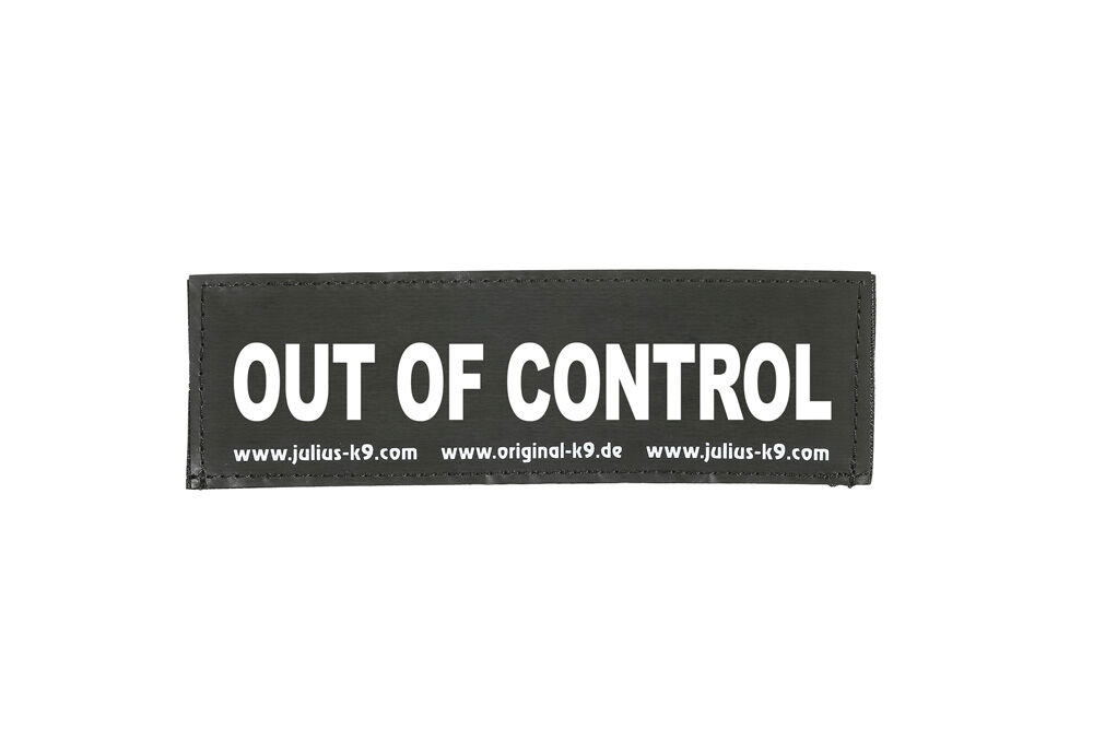Julius K9 Out of control - Halsbandlabel Hond Julius K9 Out of control - Halsbandlabel Hond