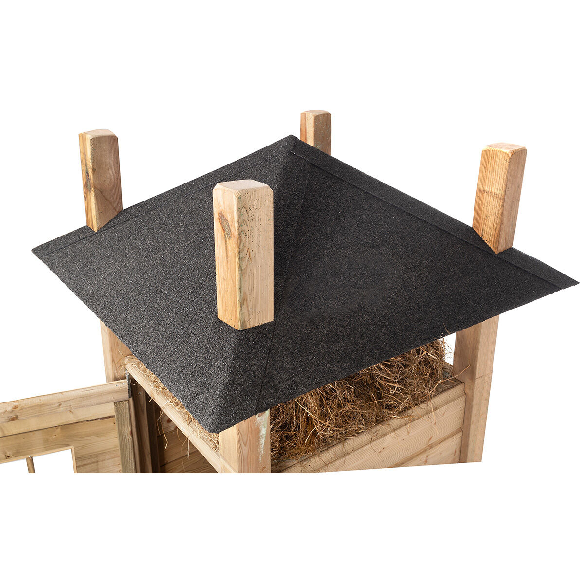 Glorenza Hooiberg Evie - Konijnenhok - Bruin - 190x340x110 cm