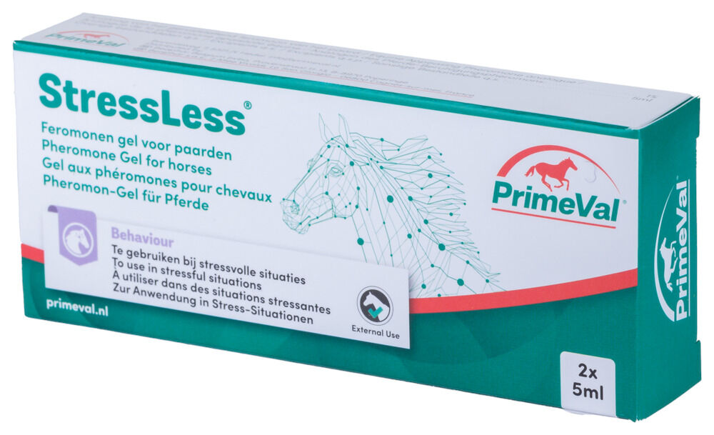 Primeval Stressless Feromonen Gel - Kalmeringssupplement - Paard - 12.00 cm - 50.00 - 14.50 cm - 2.50 cm