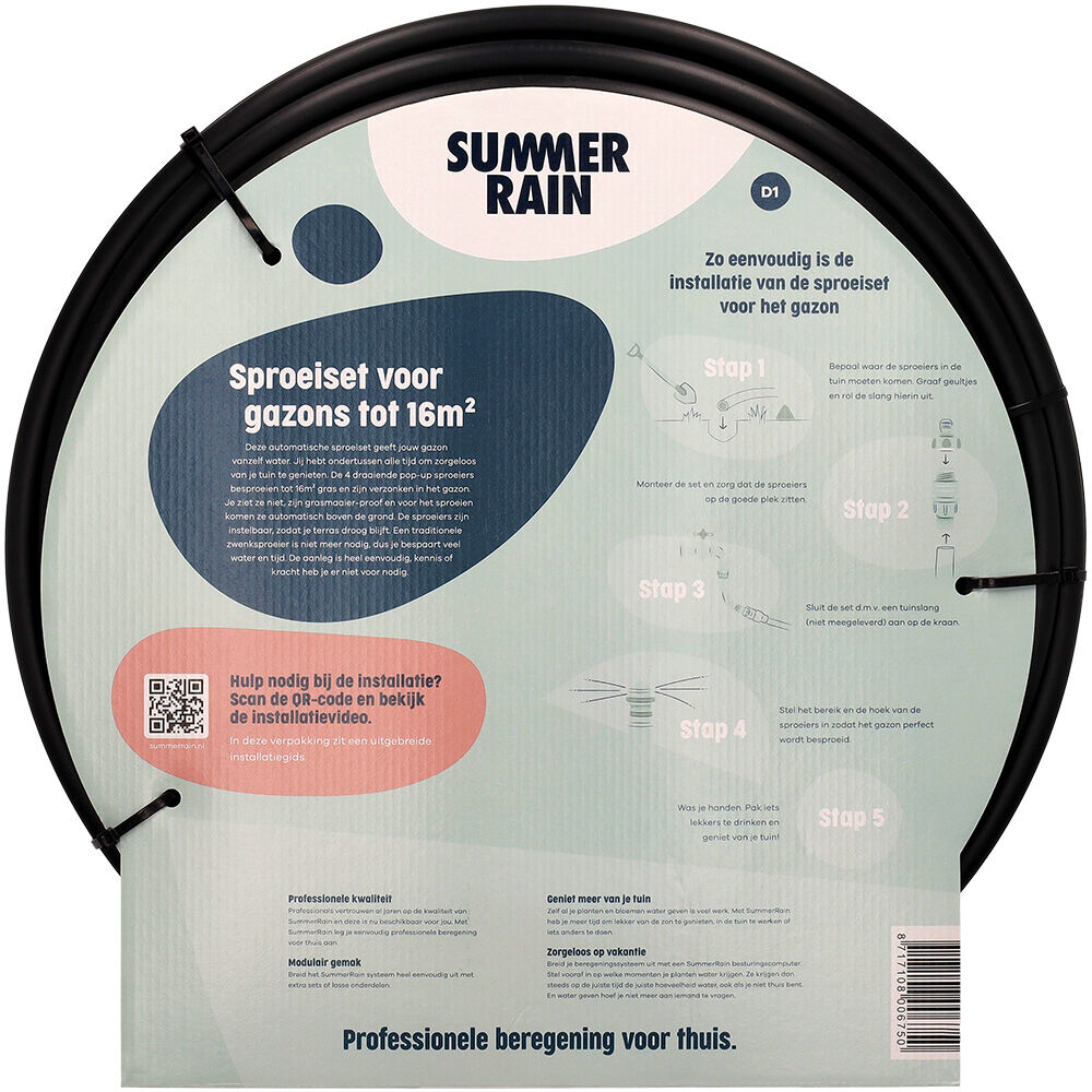 SummerRain Gazon - Sproeiset - 16m²