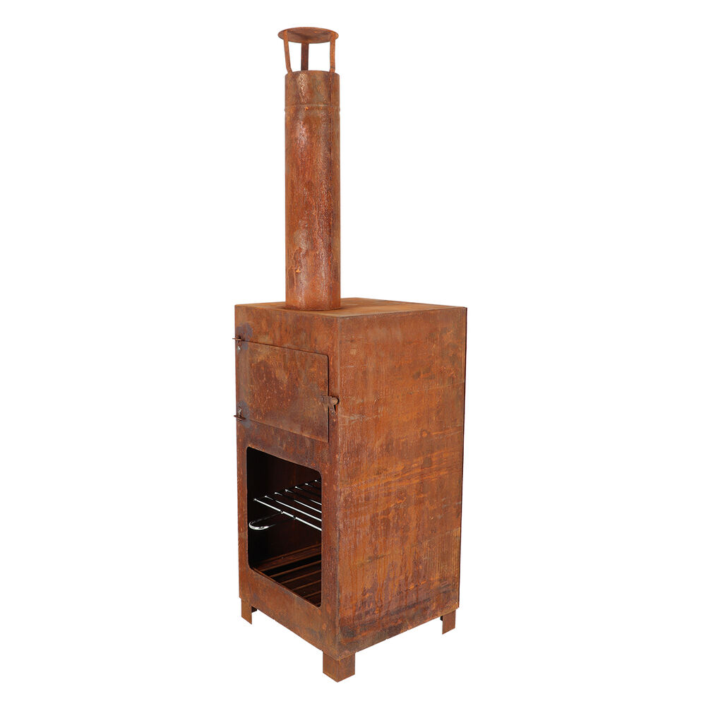 Fancy Flames - Tuinhaard met pizzaoven - 140.50 cm - 38.90 cm - 39.90 cm