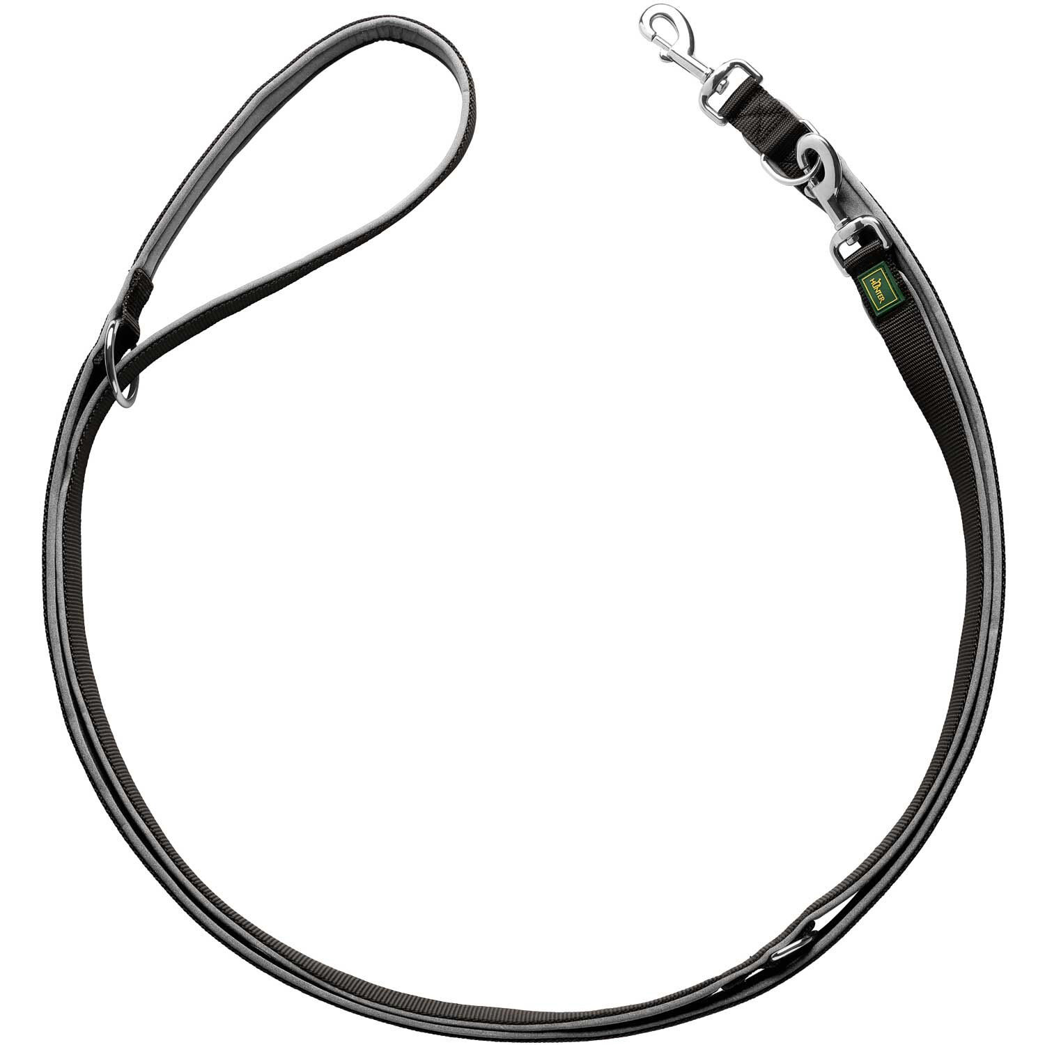 Hunter Vario Plus lijn - Hondenriem - Zwart - 200 cm