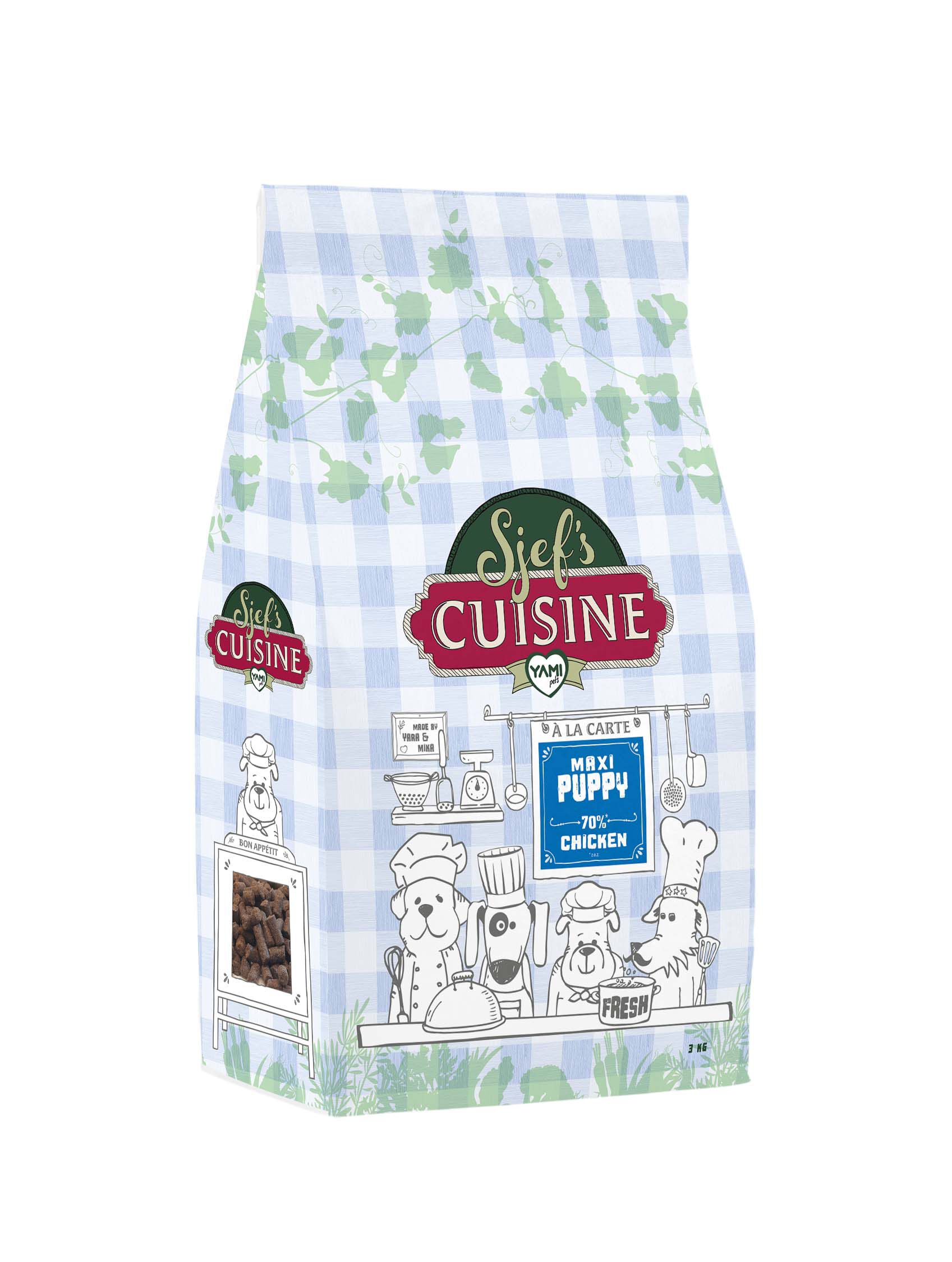 Sjef's Cuisine Maxi Puppy - Hondenvoer - Kip - 12,5 kg