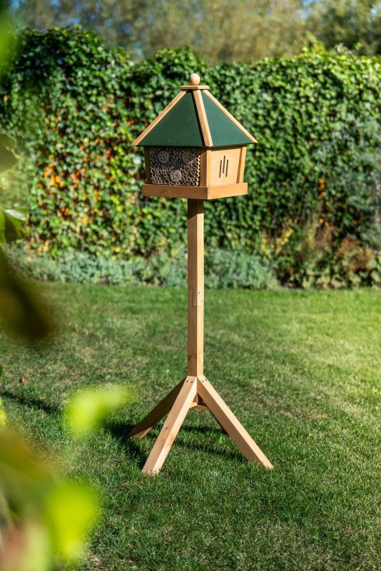CJ Wildlife Lipari - Insectenhotel op paal - 151.20 cm - Groen - 71.90 cm - 36.50 cm