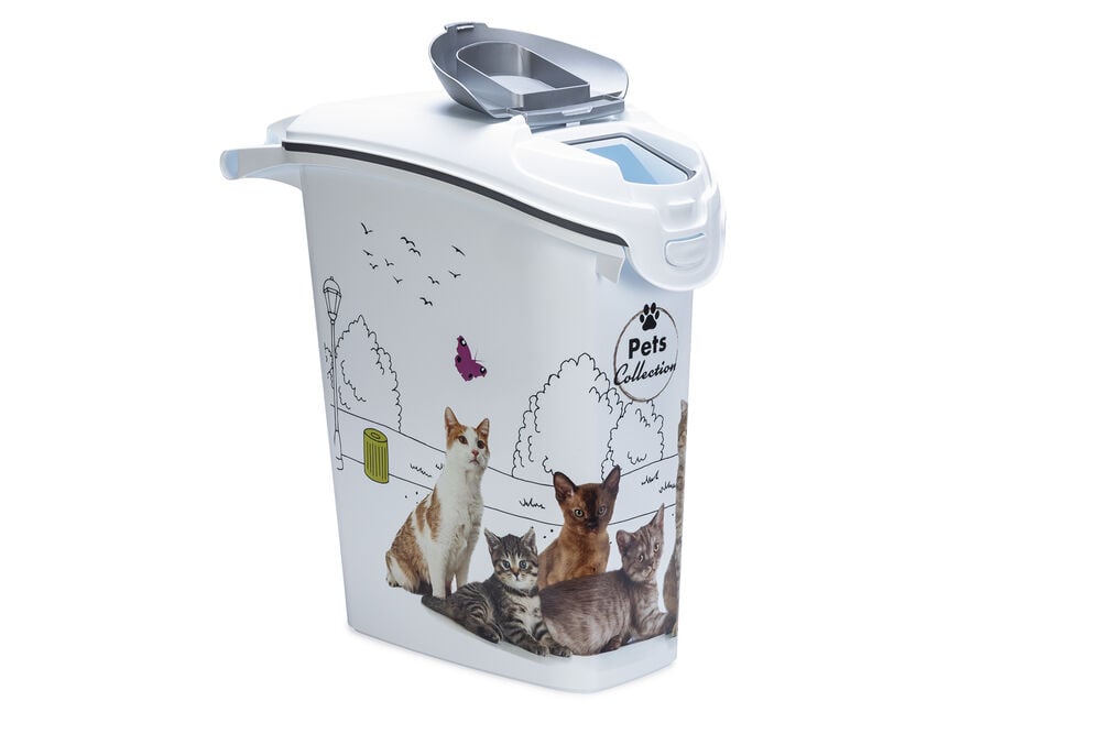 Curver Kat - Voercontainer - 23 l - Wit - 1x23x1 cm