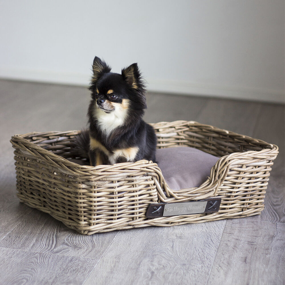Happy-House Riet - Hondenmand - Beige/Bruin - 10x90x30 cm - S
