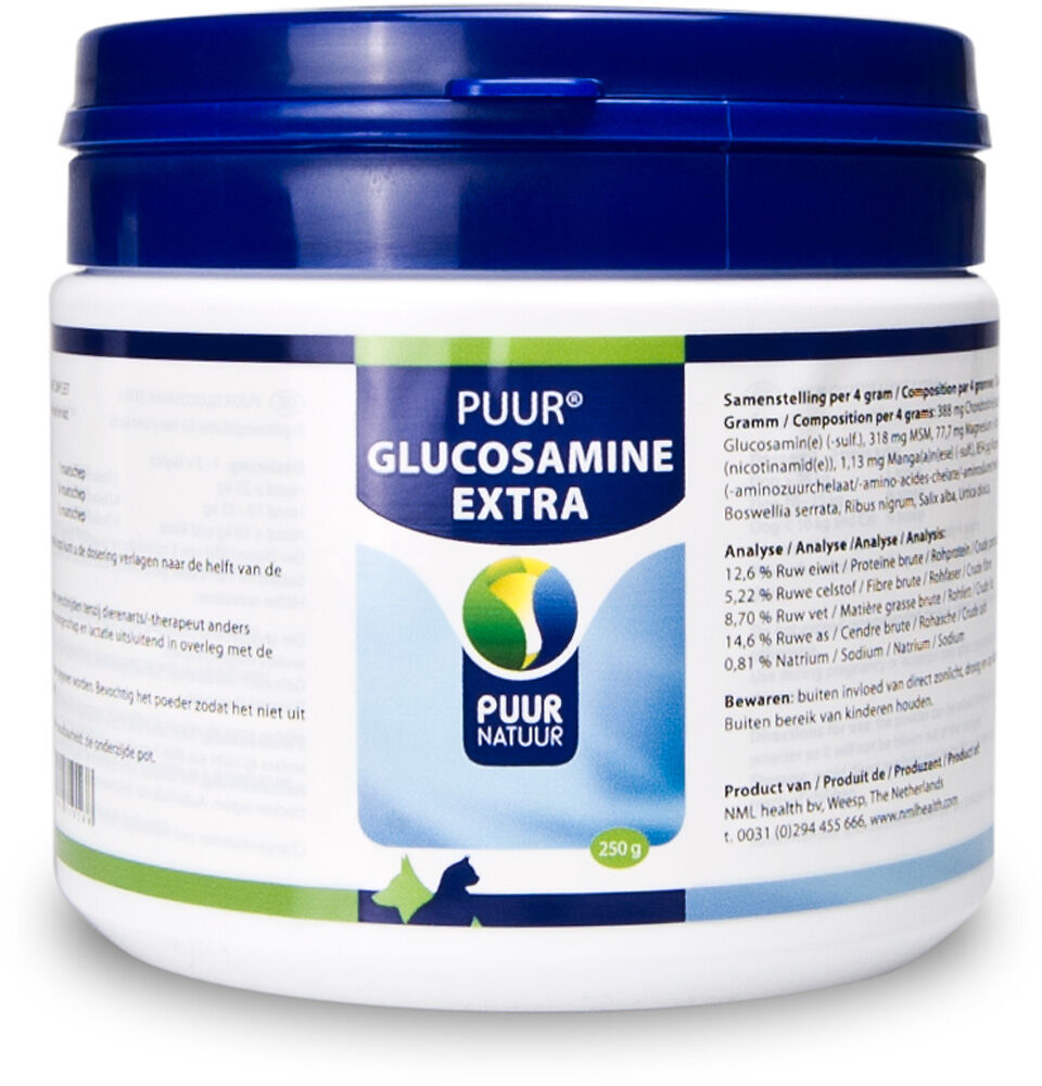 Puur Glucosamine Extra - Soepele gewrichten - 1.00 cm - 250.00 - 1.00 cm - 1.00 cm