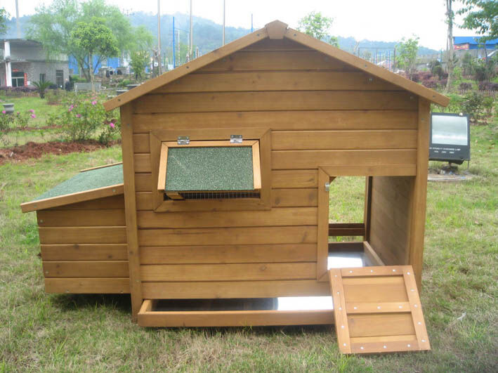 Kippenhok Bungalow - 135.00 cm - Bruin - 99.00 cm - 90.00 cm