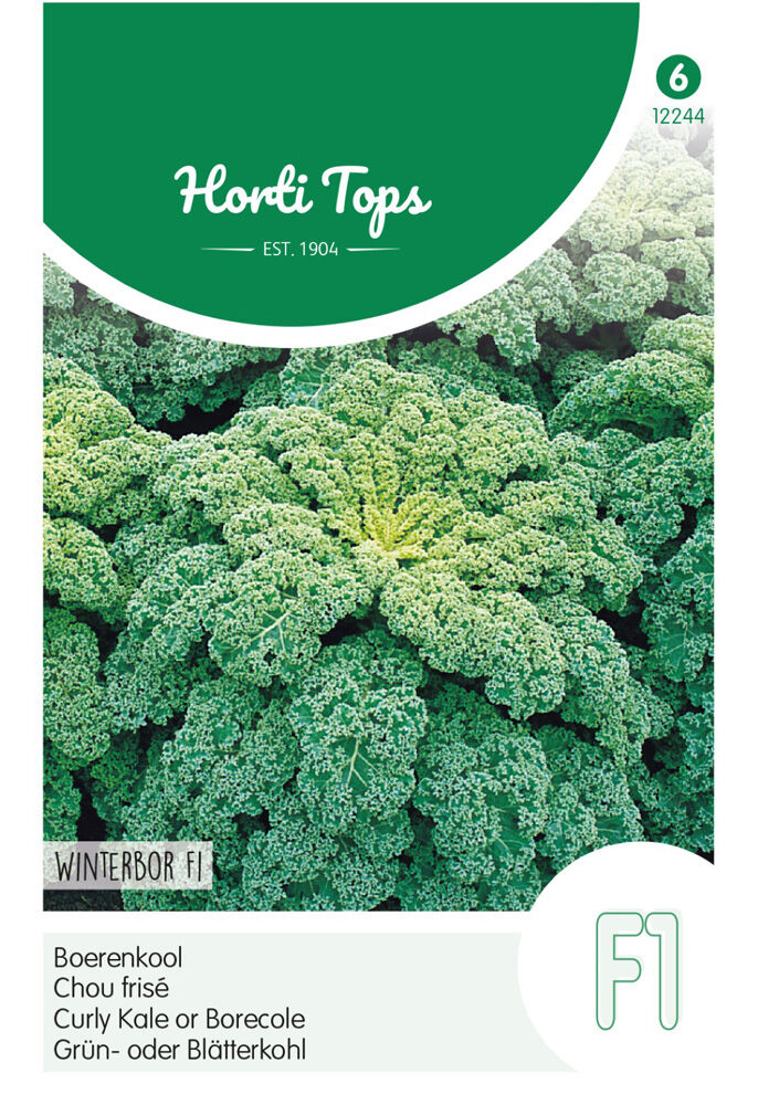 Hortitops Boerenkool Brassica oleracea Reflex F1 - Groentezaden Hortitops Boerenkool Brassica oleracea Reflex F1 - Groentezaden