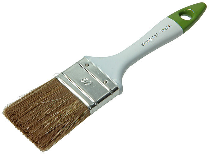 SAM - Kwast Plat S159 1" - Bruin / Groen - 21.2x3x2 cm - 21.1 cm SAM - Kwast Plat S159 1" - Bruin / Groen - 21.2x3x2 cm - 21.1 cm