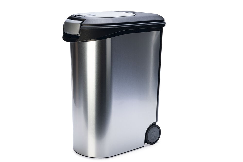 Curver Hond - Voercontainer - 54.00 l - 60.00 cm - Zilver - 50.00 cm - 28.00 cm