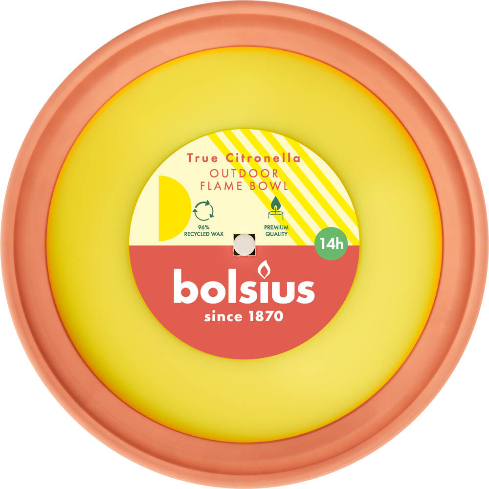 Bolsius Citronella - Vlamschaal - 6.5 cm - Citronella