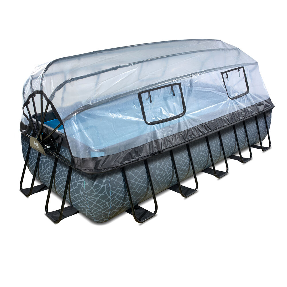 Exit Stone - Zwembad met Overkapping - 100.00 cm - 300.00 cm - 500.00 cm