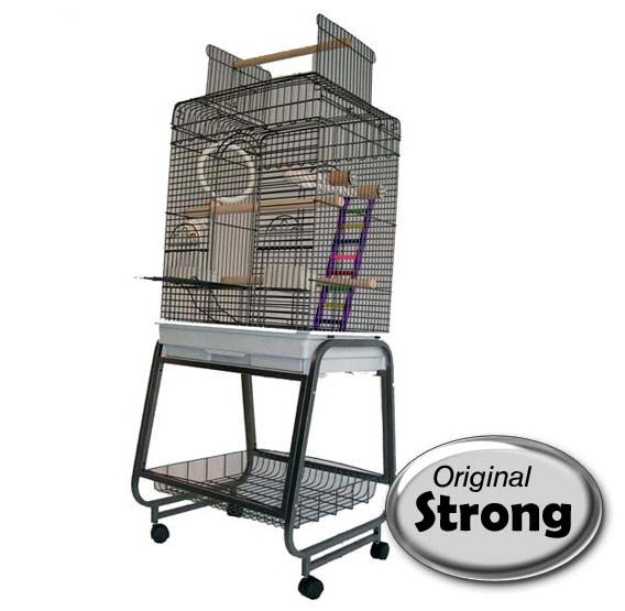 Strong Villa Aurelia - Papegaaienkooi - 75.00 cm - Grijs - 43.00 cm - 56.00 cm