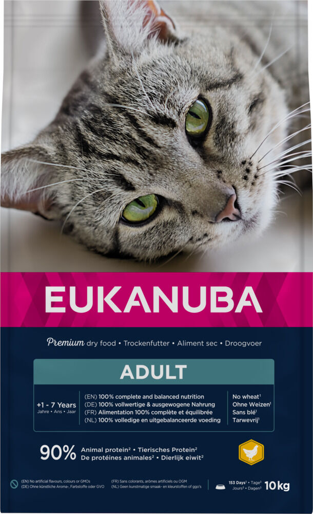 Eukanuba Adult - Kattenvoer - 10.00 - kip/kalkoen