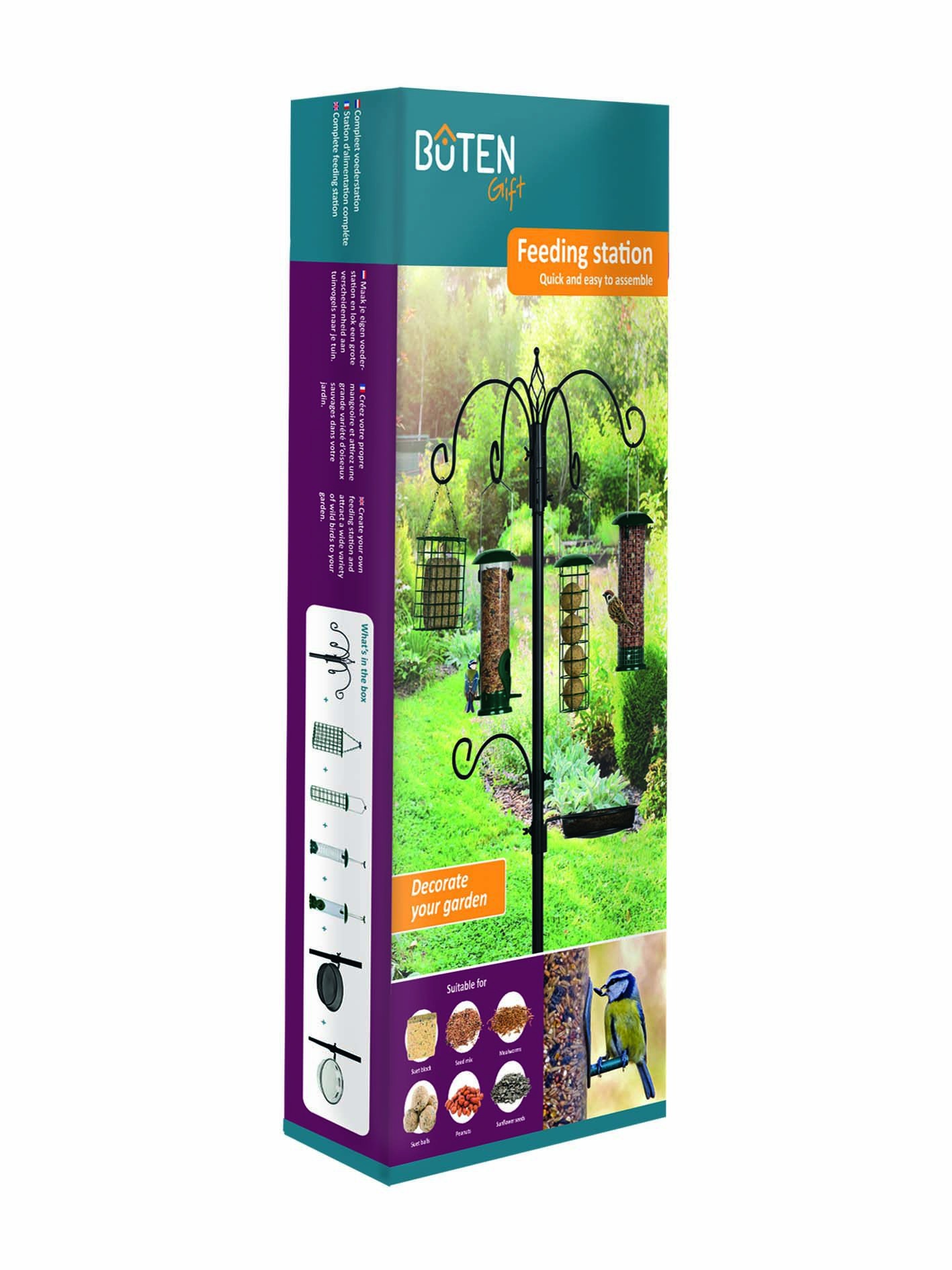 Bà»ten Bird Gift Voederstation Compleet - 77.5x32x9 cm